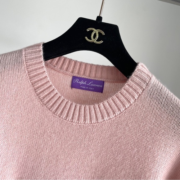 Polo by Ralph Lauren Light Pink Sweater with Bear Design - Picture 4 of 7